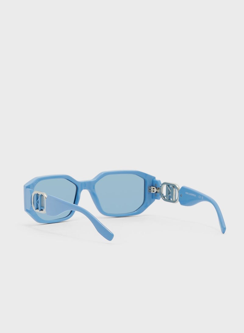 Karl Lagerfeld Modified Rectangle Sunglasses - Image 2