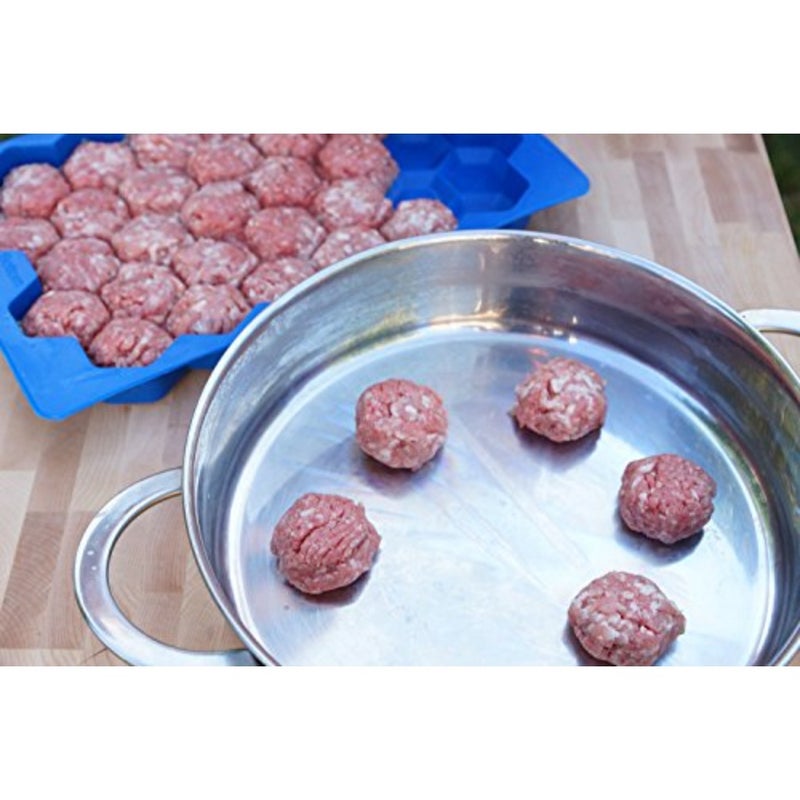 Shape+Store Master-32 1 oz Maker Meatball Making Tool, Plastic, Deep Blue - Image 4