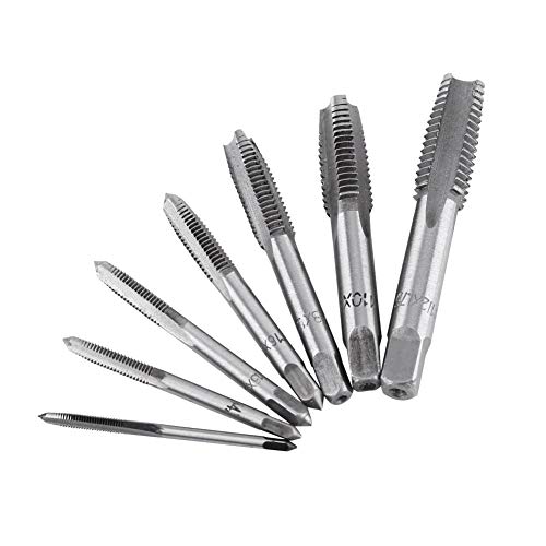 Walfront طقم أدوات قطع الخيوط الفولاذية 7 قطع مقاس متري - Image 1