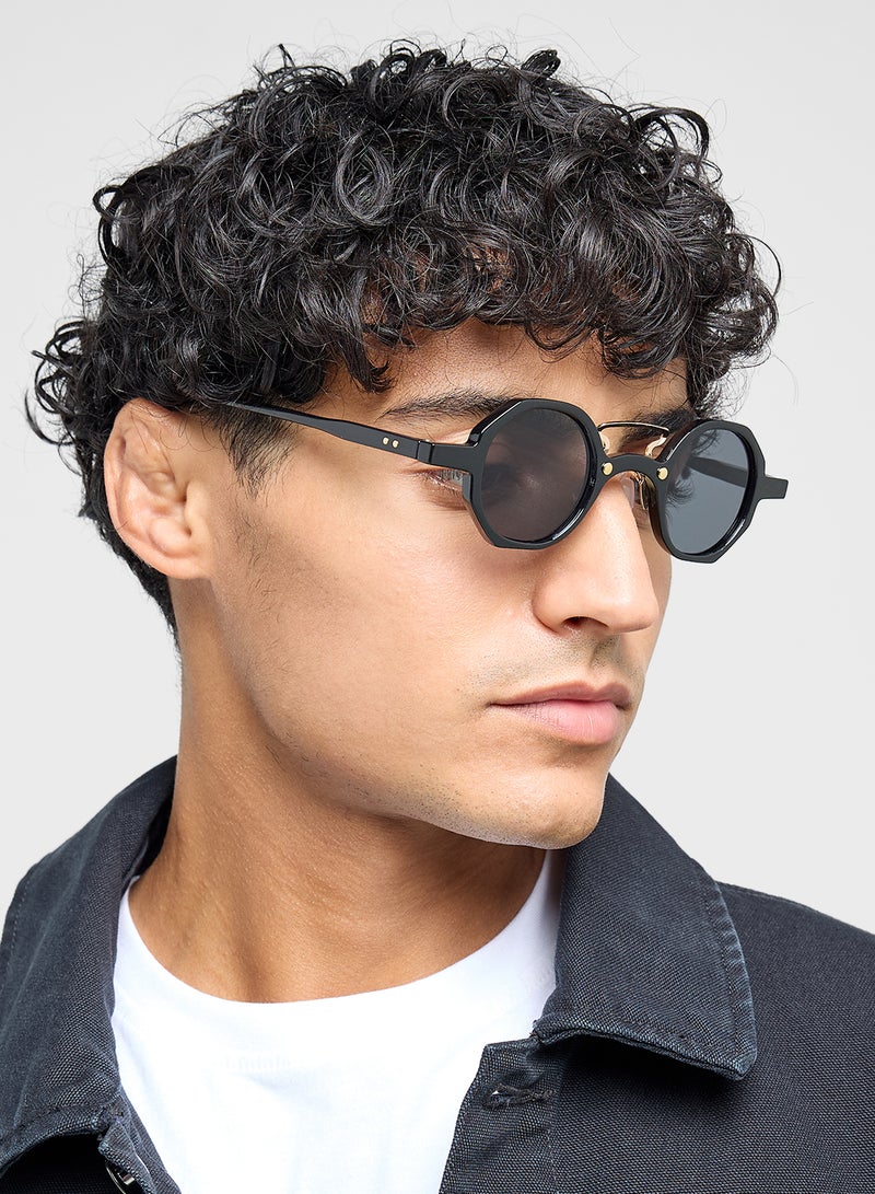 Seventy Five Hexagone Shape Casual Sunglasses  - Image 4