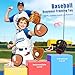 JoyCat Toss and Catch Ball Game for Kids4 Paddles Outdoor Toys for Family Camping BeachYard GamesToddler Baseball GloveSticky Ball SetEaster Basket Stuffers Birthday Gift for Boys Girls Age 312 - Image 4