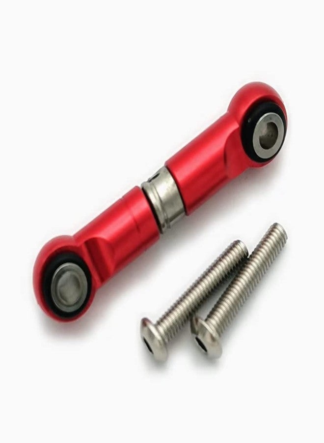 EPTNNASO Steering Linkage Steering Turnbuckle Ajustable Link Aluminum for Traxxas E-Revo 2.0 Revo Summit T-Maxx XO-1 Slayer Pro 4x4 5345R Red - Image 3