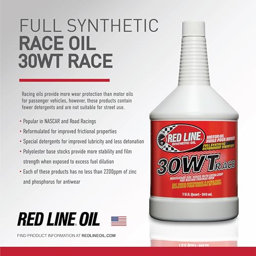 Red Line 10305 30WT Synthetic Race Motor Oil (10W30) - 1 Gallon - Image 3