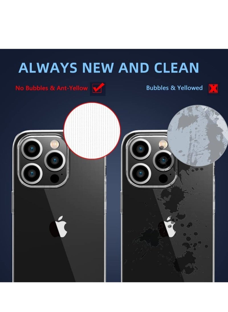 Raxoom Compatible with iPhone 14 Pro Max Case Clear Thin Soft TPU Slim Fit Mobile Phone Cover Anti-Slip Grip Scratch Resistant Phone Cases for iPhone 14 Pro Max - Image 2