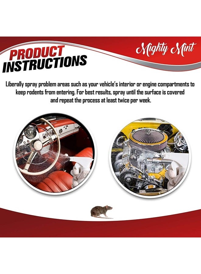 Mighty Mint Rodent Repellent Spray for Vehicle Engines and Interiors - Cars, Trucks, RVs, & Boats - Image 5
