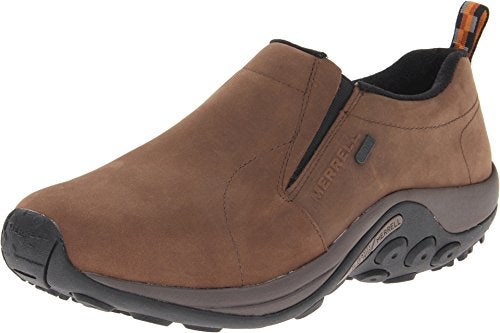 Merrell Mens Jungle Moc Nubuck Waterproof SlipOn ShoeBrown8 W US
