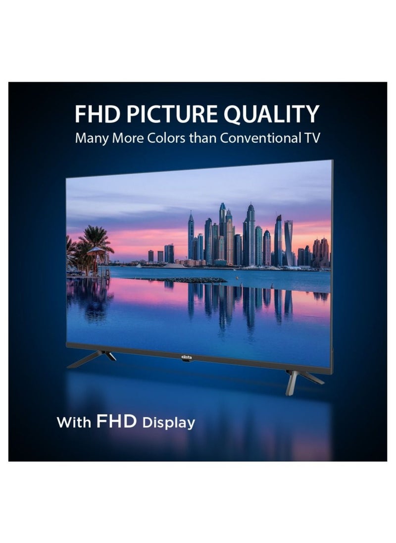 43-Inch Smart LED TV, FHD Picture, 108 CM (43) B43FHD1EKC, HDMI ARC, Bezelless Design, Android 11, Dolby Audio, Screen Sharing, Anti-glare screen, 8GB in-built memory, Optical audio, Remote control