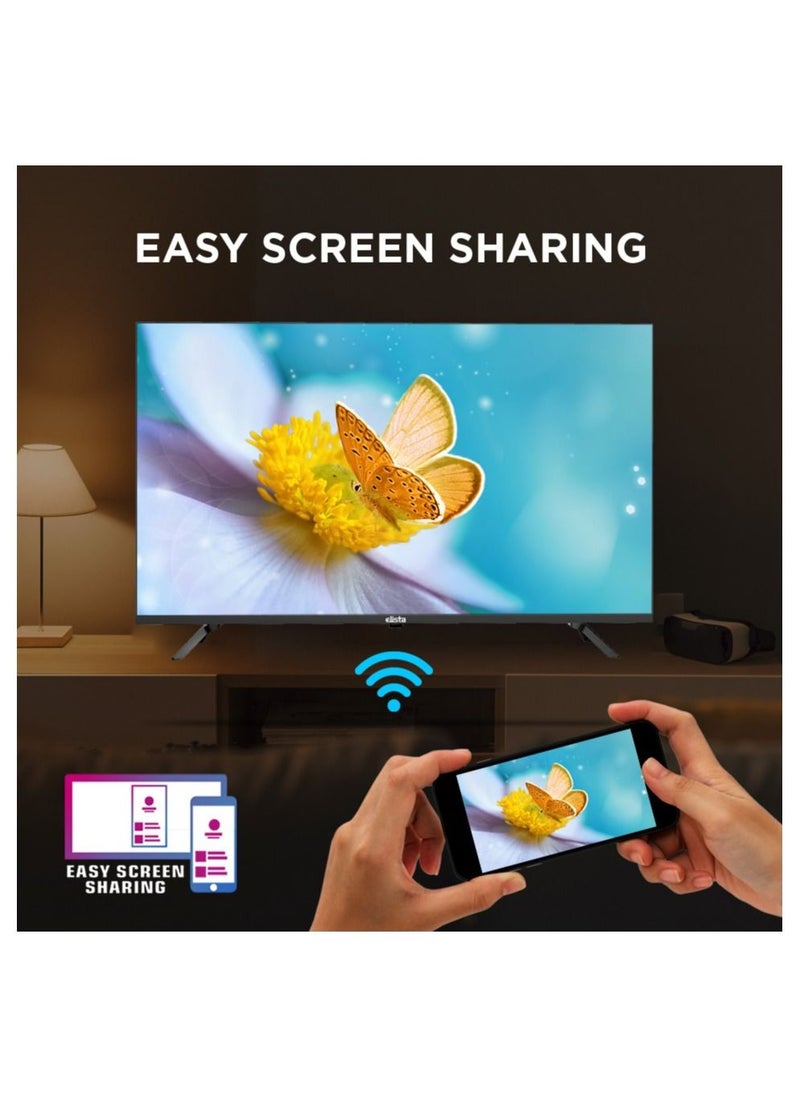 43-Inch Smart LED TV, FHD Picture, 108 CM (43) B43FHD1EKC, HDMI ARC, Bezelless Design, Android 11, Dolby Audio, Screen Sharing, Anti-glare screen, 8GB in-built memory, Optical audio, Remote control