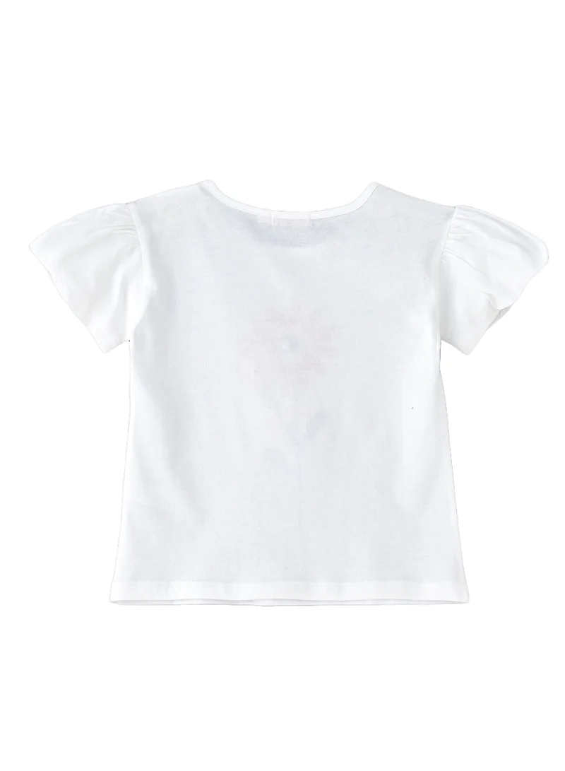 Jelliene Sunshine Smiles: Girls Graphic T-Shirt Bright Colors & Comfy Fun