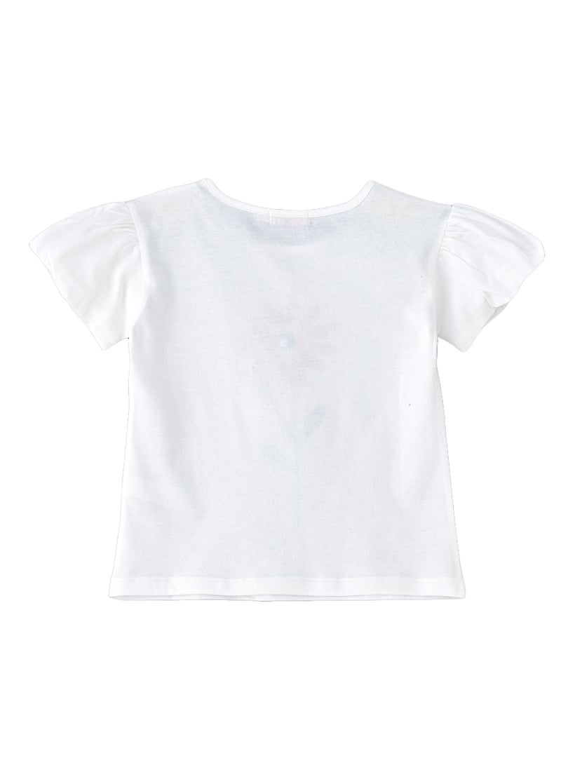 جيلين تيشيرت بناتي برسومات شمس مشرقة وألوان زاهية وراحة ممتعة - Image 2