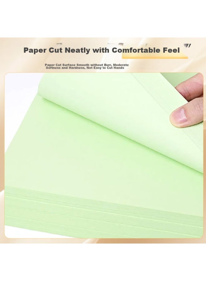 Tango A4 80g Light Green Copy Paper, Colored Printing Paper, Soft Cardstock For Children's Kindergarten, Student Handmade Diy Origami Paper, Non-cardboard Paper, 100 Sheets/pack - Image 2