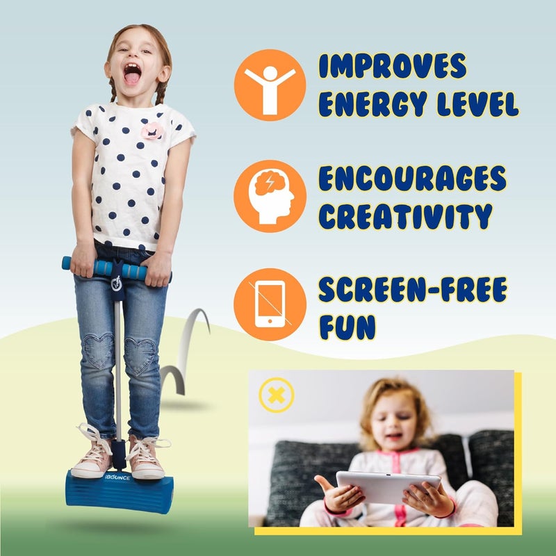 New Bounce Pogo Stick for Toddlers - Foam Jumper for Age 3,4,5,6,7,8 - Outdoor Jumping Toys - Birthday Gift for Toddler Girls and Boys - Image 5