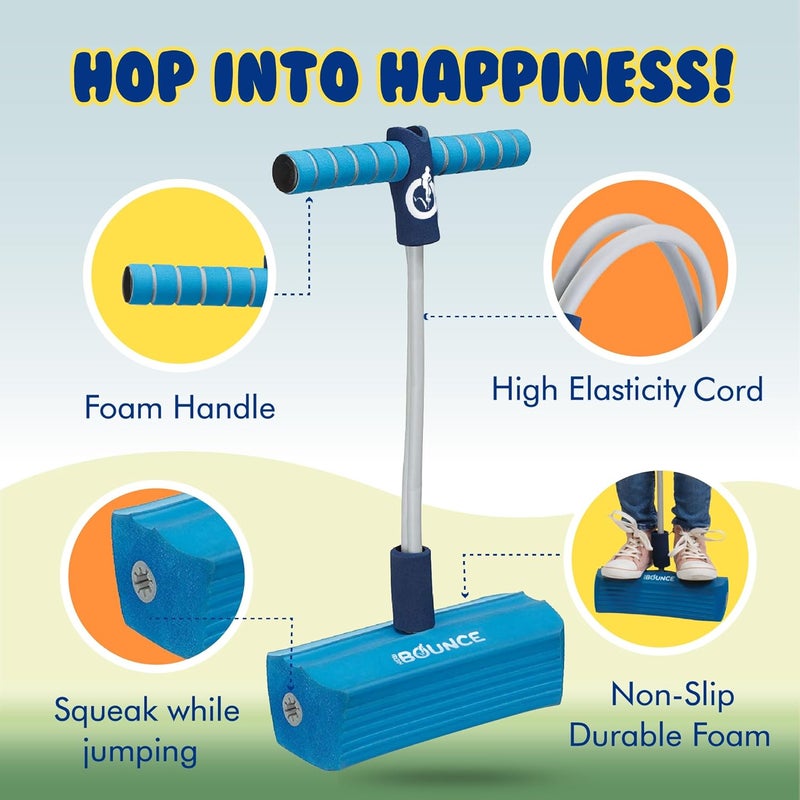 New Bounce Pogo Stick for Toddlers - Foam Jumper for Age 3,4,5,6,7,8 - Outdoor Jumping Toys - Birthday Gift for Toddler Girls and Boys - Image 3
