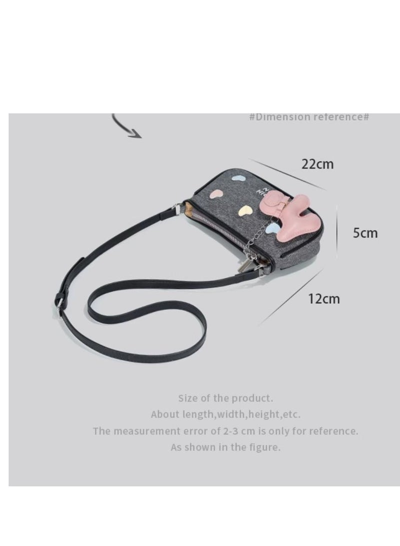 سيكاي حقيبة كتف عصرية ذات قوام متقدم - Image 4