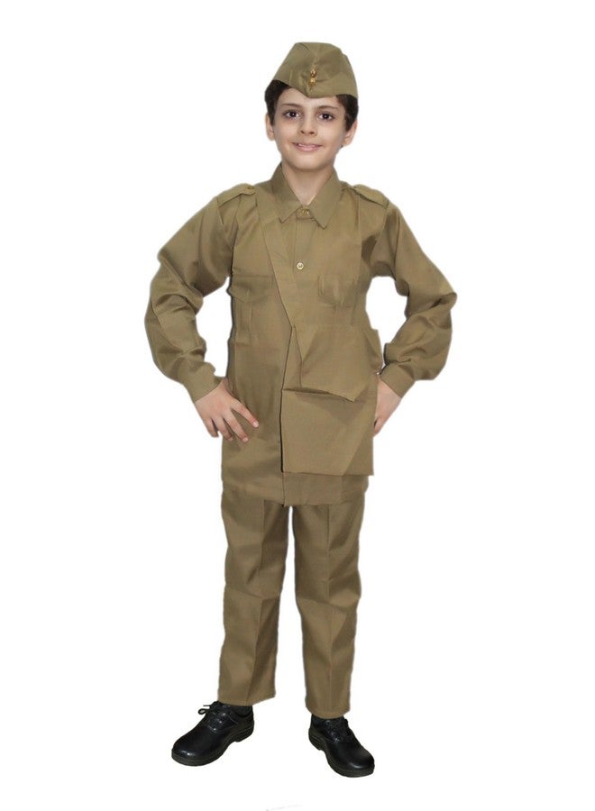 Kaku Fancy Dresses Kaku Fancy Dresses Polyester Our Community Helper Postman Costume For Kids, Postman Shirt, Pant And Bag For Boys & Girls -5-6 Years,Green  - Image 1