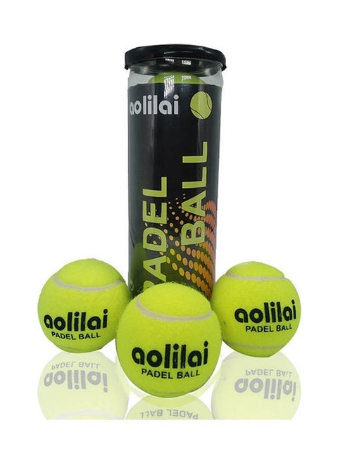 High Performance Padel Balls Can Of 3, Professional Padel Balls For Tournament Games, For Club And Casual Play, Suitable For All Courts, Experience Precision Hits With These Premium Padel Balls