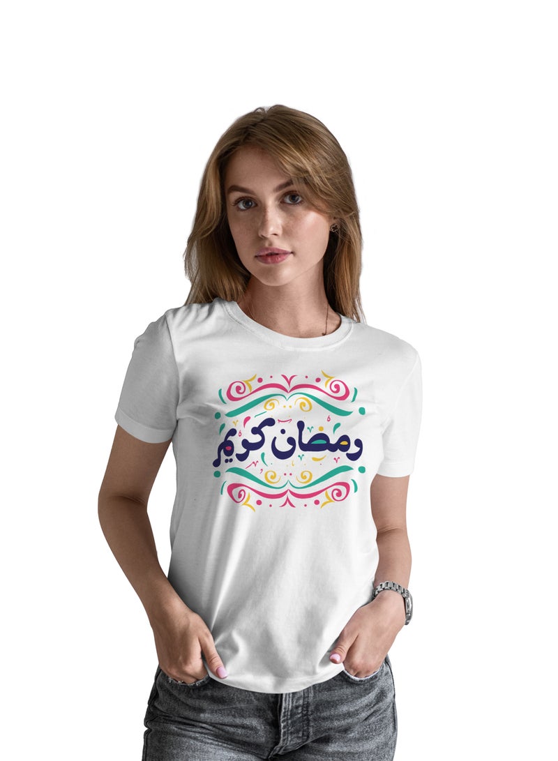 Fashion World Cotton T-shirt Printed with High-quality Ramadan  - Image 1
