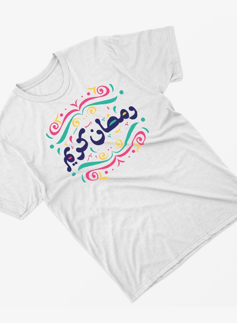 Fashion World Cotton T-shirt Printed with High-quality Ramadan  - Image 2