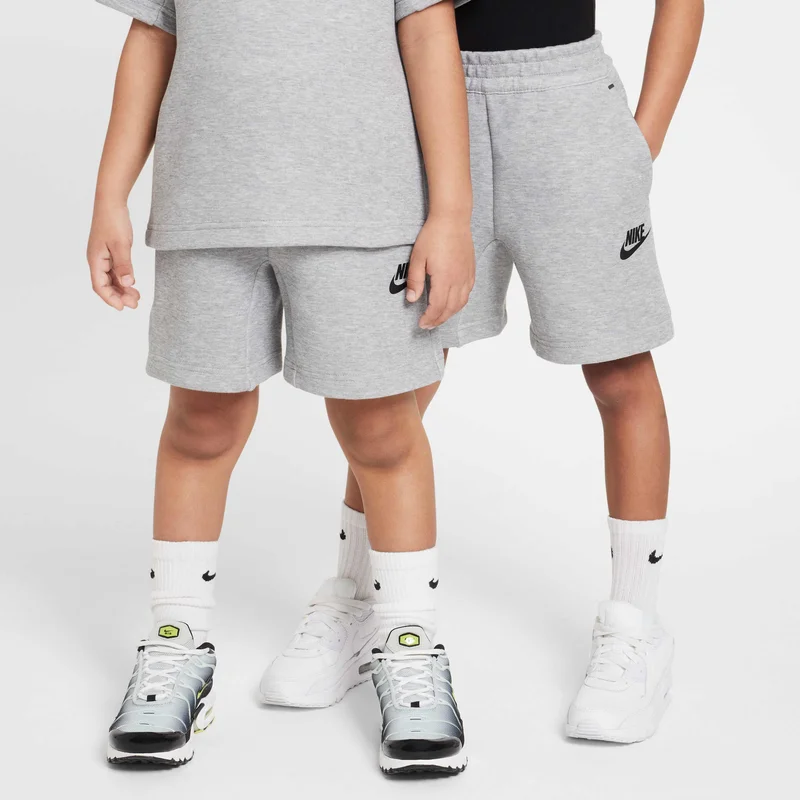 Nike Grey Kids' Tech Fleece T-Shirt & Shorts Set  | Best Price UAE