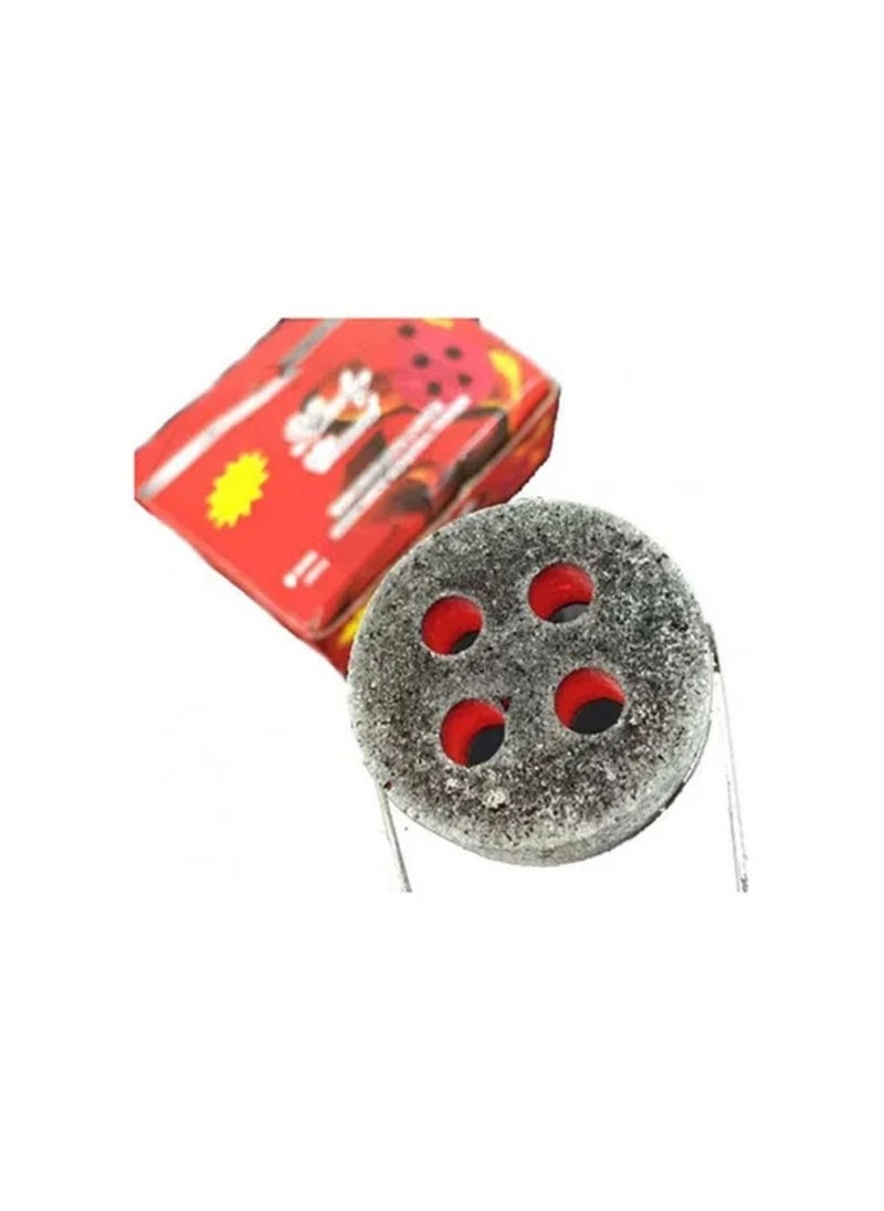 Lucky Charcoal Quick Ignite Long Lasting Bakhoor Coal for Incense Burner/50mm/Black  - Image 2