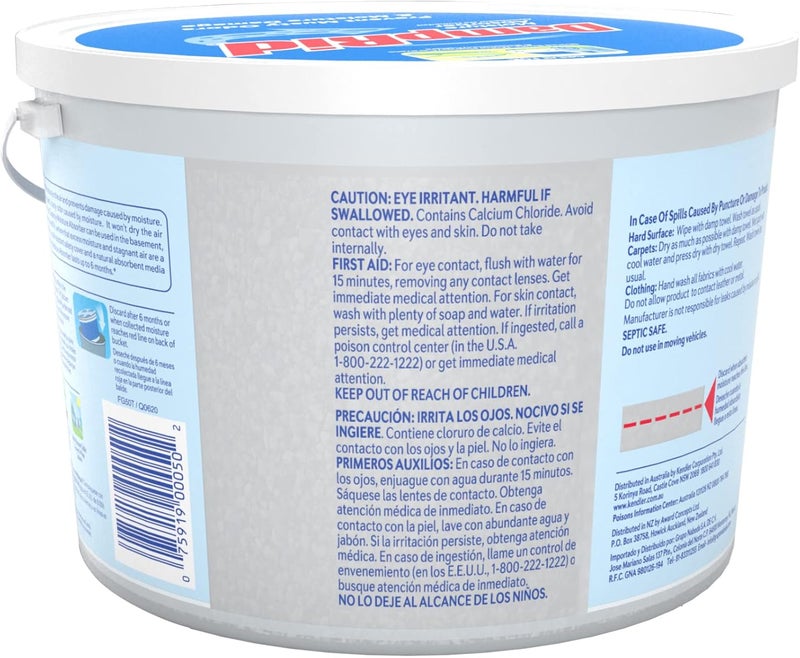 DampRid Hi-Capacity Moisture Absorber Bucket, 4 lb - Fragrance Free, Lasts Up to 6 Months - Image 3