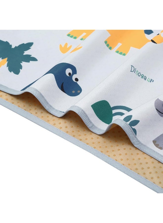 CLCROBD Splat Floor Mat for Under High Chair/Arts/Crafts by CLCROBD, 51" Waterproof Anti-Slip Food Splash Spill Mess Mat, Washable Portable Picnic Mat and Table Cloth - Image 5
