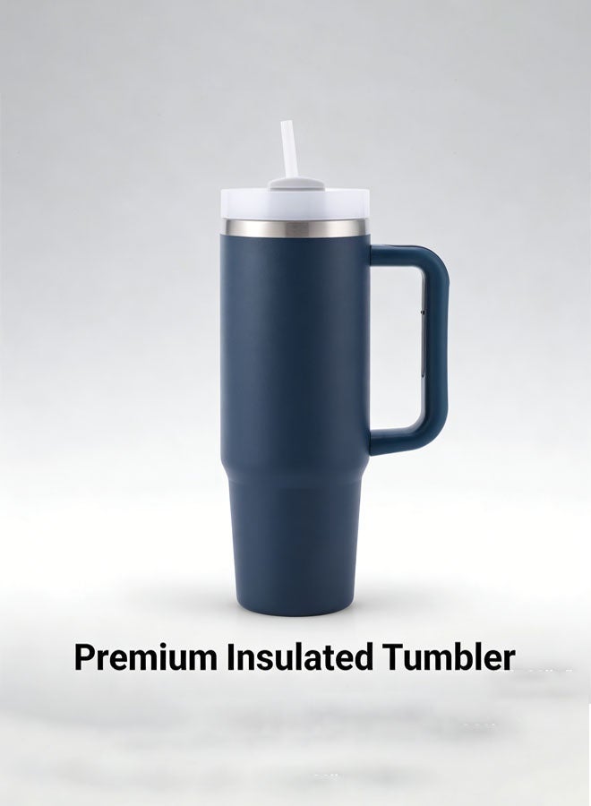 Bukela 40oz , New Version Stainless Steel Vacuum Insulated Tumbler with Lid and Straw for Water, Smoothie and More, Iced Tea or Coffee - Image 1