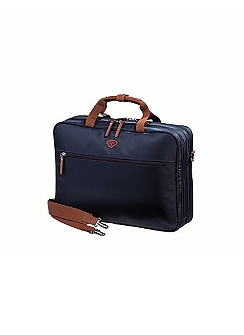 جامب NICE Portfolio Bag for 15.4 inch Laptop 2 Compartments Navy Blue  - Image 1