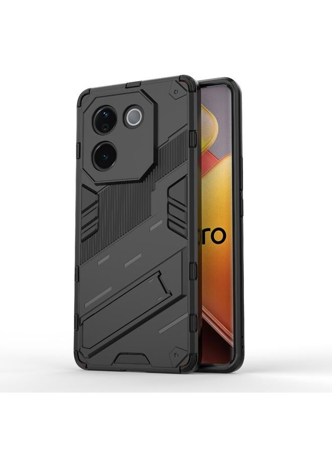 The Bros Case For vivo iQOO Z9s Pro 5G India Punk Armor 2 in 1 PC + TPU Phone Case with Holder