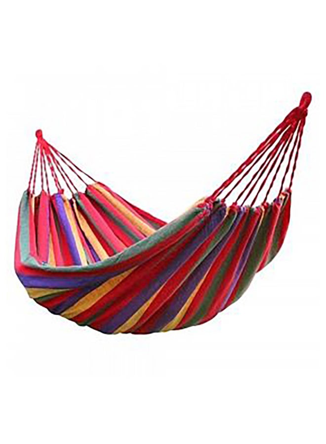 Portable Garden Canvas Hammock Red 280 x 80centimeter - Image 2