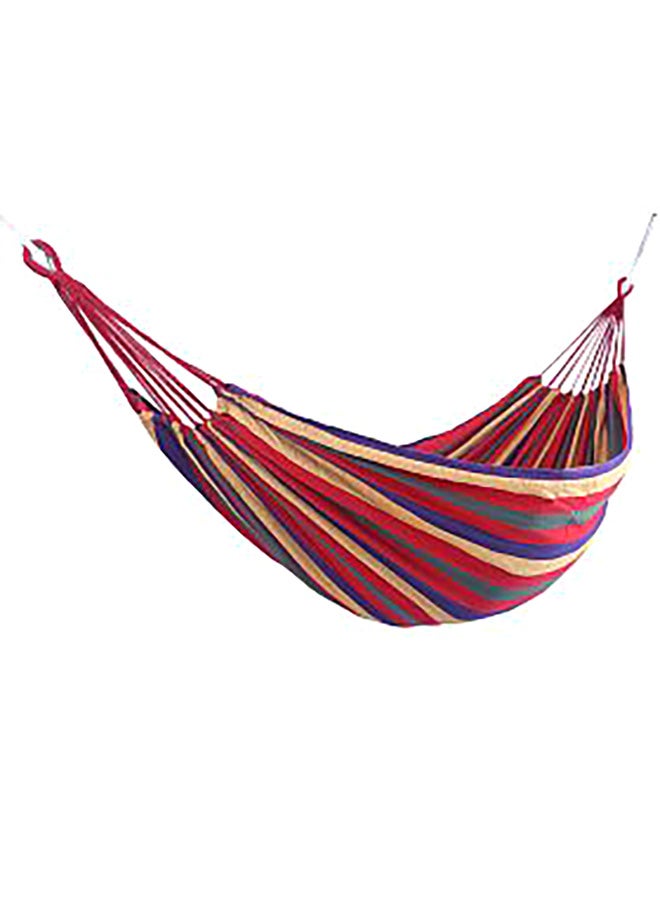 Portable Garden Canvas Hammock Red 280 x 80centimeter - Image 1