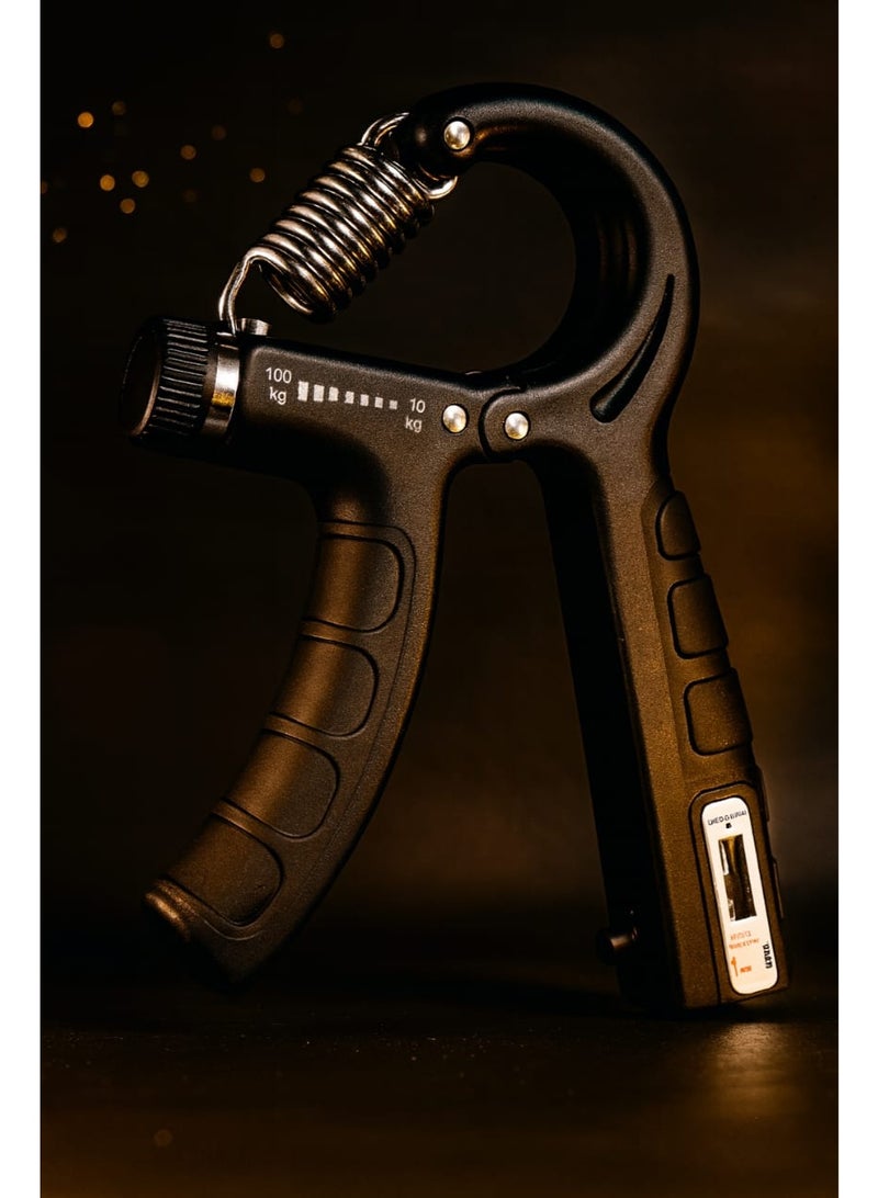 مقبض يد تمارين قابل للتعديل , قبضة يد , قوة الاصابع , الرياضة , جهاز تمارين - متعدد الالوان- قابله للتعديلمن قوه 10 الي قوه 100 - Image 2