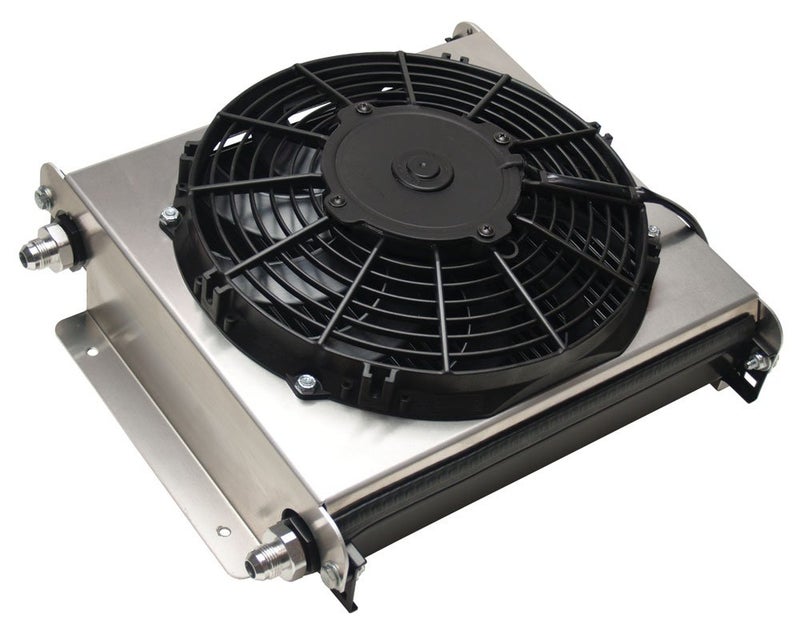 Derale 15870 HyperCool Extreme Remote Mount Fluid Cooler Black