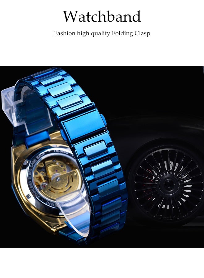 DUNISO Automatic Watch for Men， Luxury Automatic Machenical Watch,Stainless Steel Mechanical Watch,Daily Life Waterproof Design,Suitable for Daily Business Meetings and Gatherings - Image 4