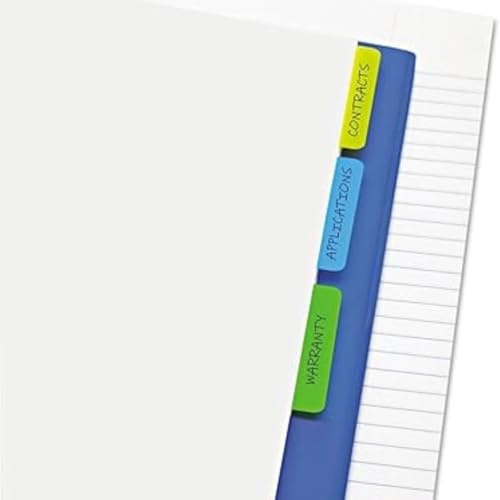 Redi-Tag Writeable, Removable Index Tabs, 2-Inch, 30-Pack, Lemon, Lime and Ocean Blue Colors (31080) - Image 3
