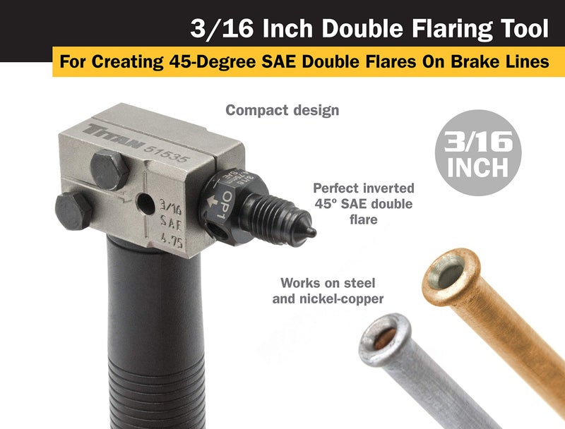 Titan 51535 3/16-Inch Double Flaring Tool - Image 3