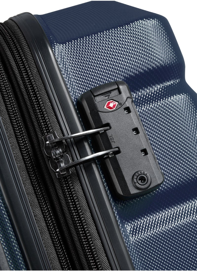DELSEY - Securitech By Delsey Citadel Expendable Double wheel trolley 3pcs set (L+M+S) 55/70/82cm Navy Blue - Image 1