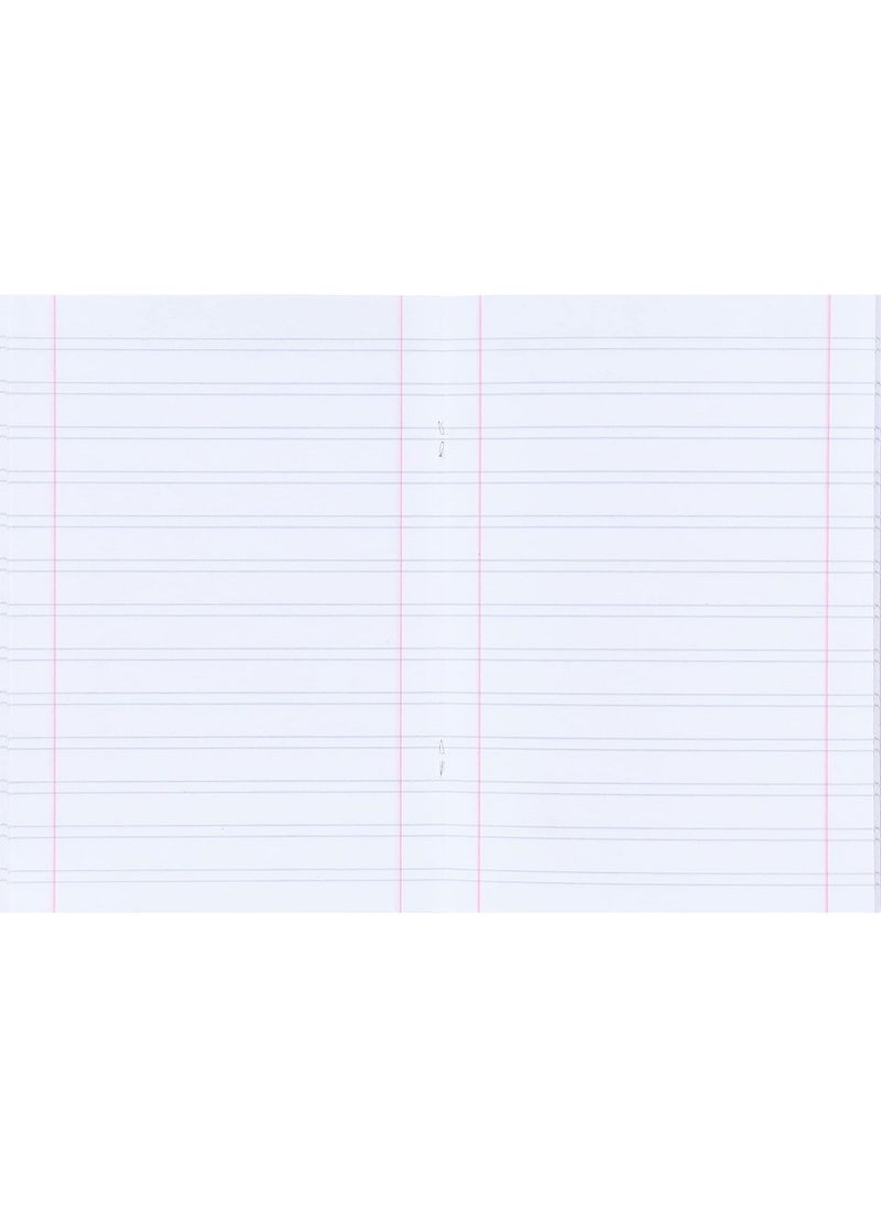 Mintra - Pack of 5 notebooks, Mintra stapled notebook, english ruling 40 sheets(multicolor, multi shapes) 5 pieces - Image 1