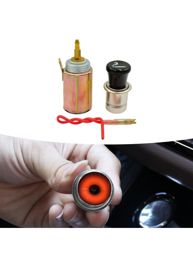 12V Car Cigarette Lighter Socket Plug with Heating Coil – Universal Auto Replacement Accessory for Vehicles - Image 2