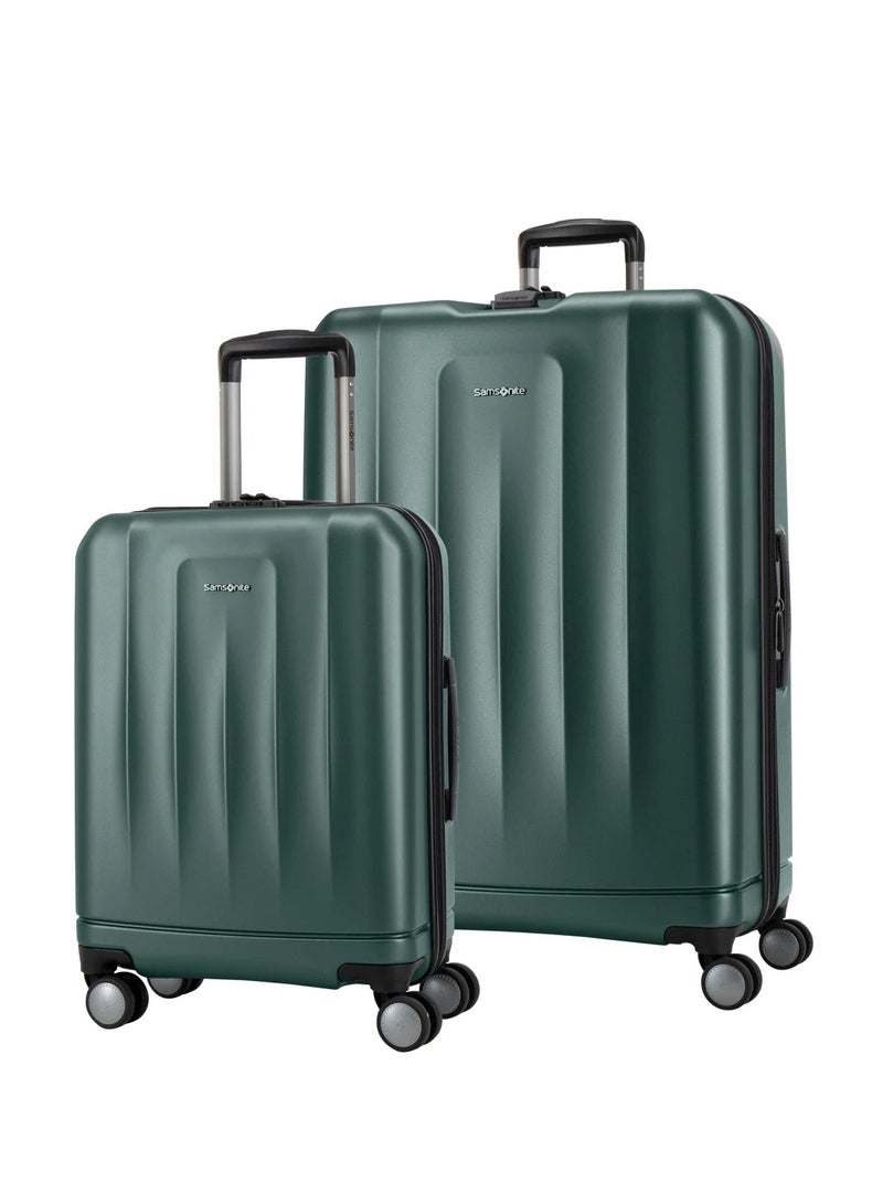 سامسونايت طقم أمتعة جرافتيك NXT ذو الجوانب الصلبة من قطعتين | لون أخضر زمردي - Image 1