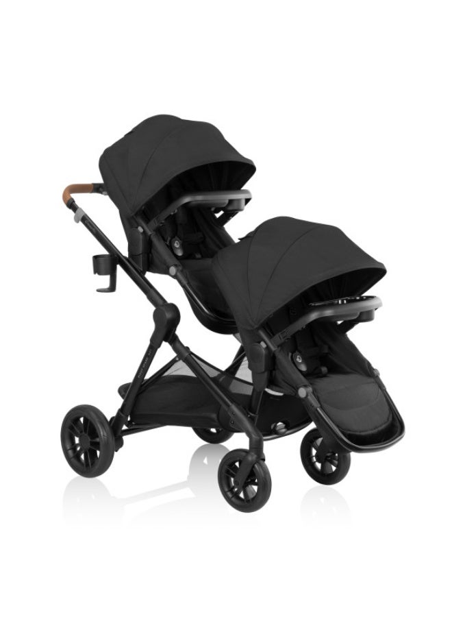Evenflo - Pivot Xpand NXT Modular Double Stroller - Coal Black - Image 1