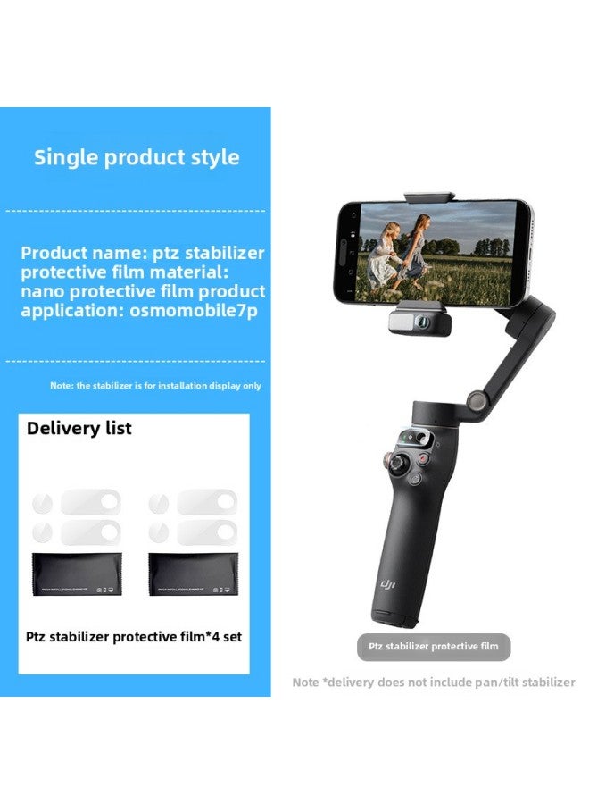 Suitable For OSMO Mobile 7P Special Handheld Gimbal Stabilizer To Protect Anti-scratch And Wear-resistant Nano-film-Colour:For DJI Osmo Mobile 7p-4suit Gimbal Stabilizer Protective Film - Image 1