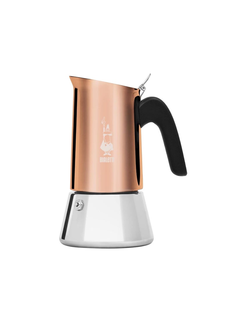 BIALeTTI Bialetti New Venus Induction Stainless Steel Stovetop Espresso Coffee Maker Suitable for all Types of Hobs 6 Cups 79 Oz Copper  - Image 1