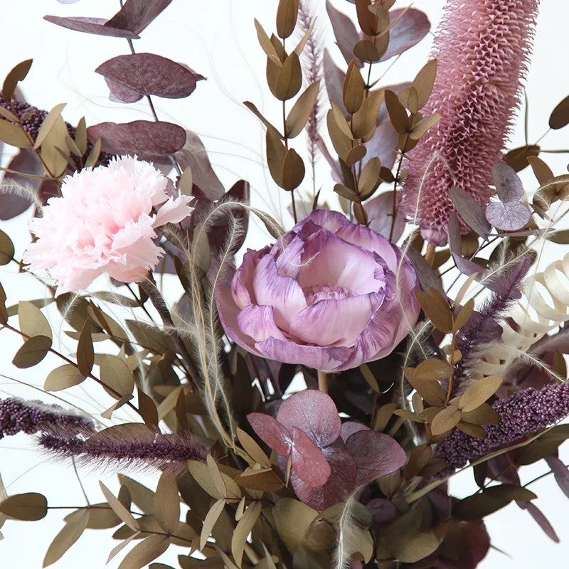 Bluejw 55cm New Year Bouquet Natural Dried Flowers, Home Decor Ornaments, Festive Celebration, Dried Plants Arrangement - Image 3