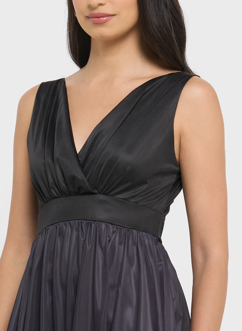 ELLA Ombre Pleated Dress