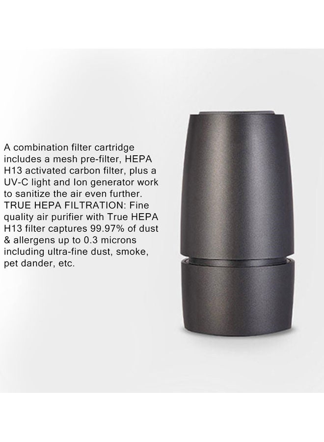 NIBEMINENT Negative Ion Car Air Purifier With USB Ports - Image 3