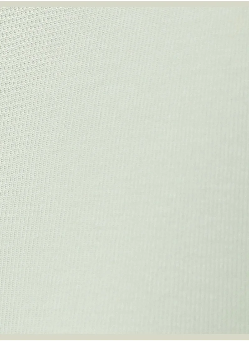 كوتون Modal Blended Stitch Detail T-Shirt