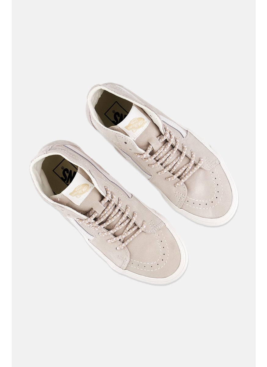 VANS - Women Sk8 Hi Tapered Lace Up High Cut Shoes, Grey - Image 1
