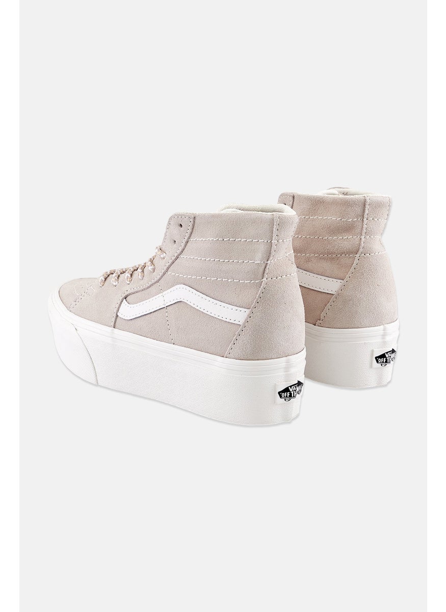 VANS - Women Sk8 Hi Tapered Lace Up High Cut Shoes, Grey - Image 1