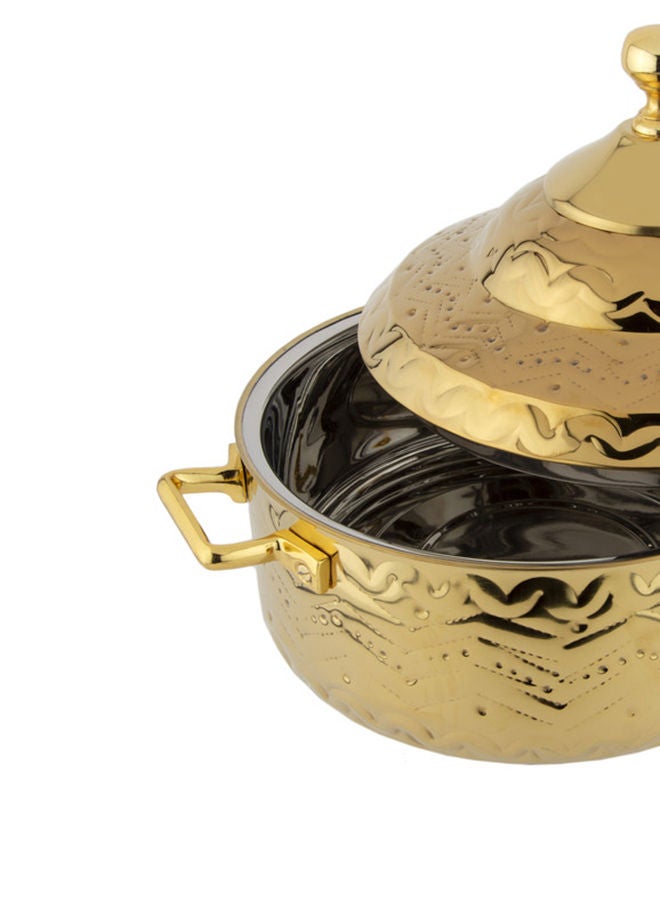 Alsaif ويجدان وعاء طهي ساخن غير قابل للصدأ سعة 6.5 لتر ذهبى - Image 5